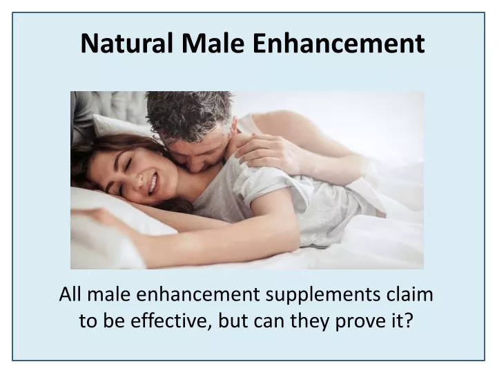 natural male enhancement