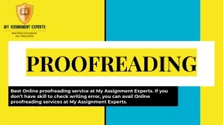 PROOFREADING SERVICE