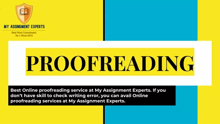 proofreading