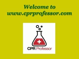 welcome to www cprprofessor com