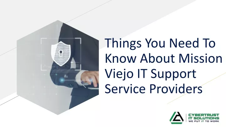 things you need to know about mission viejo it support service providers