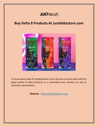 buy delta 8 products at justdeltastore com