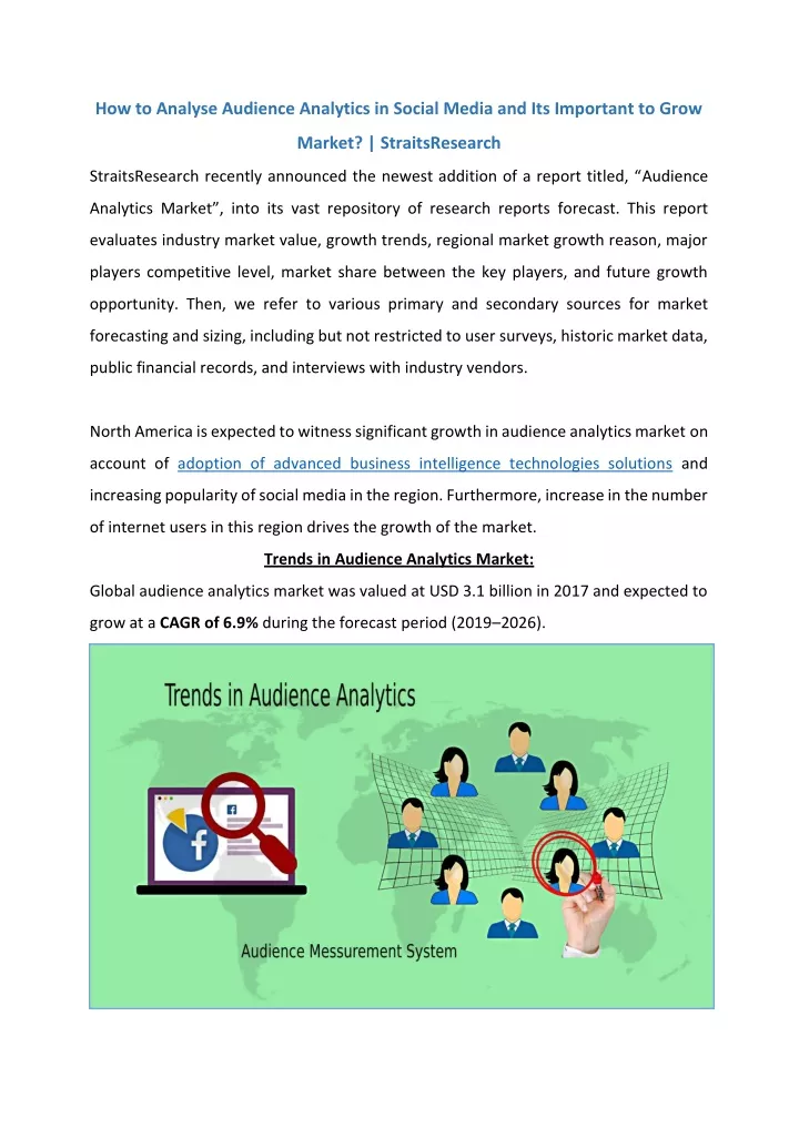 how to analyse audience analytics in social media