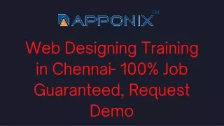 Web Designing Training in Chennai