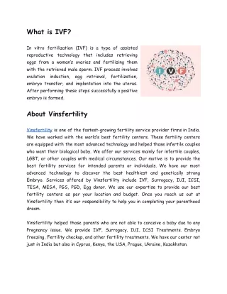 Best IVF Centres in Coimbatore _ Low-Cost IVF Treatment in Coimbatore - Vinsfertility