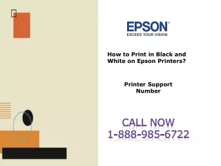 How to Print in Black and White on Epson Printers?