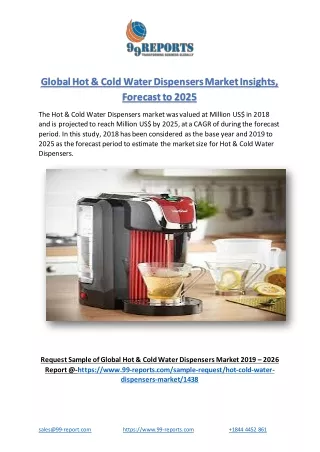 Global Hot & Cold Water Dispensers Market Insights, Forecast to 2025