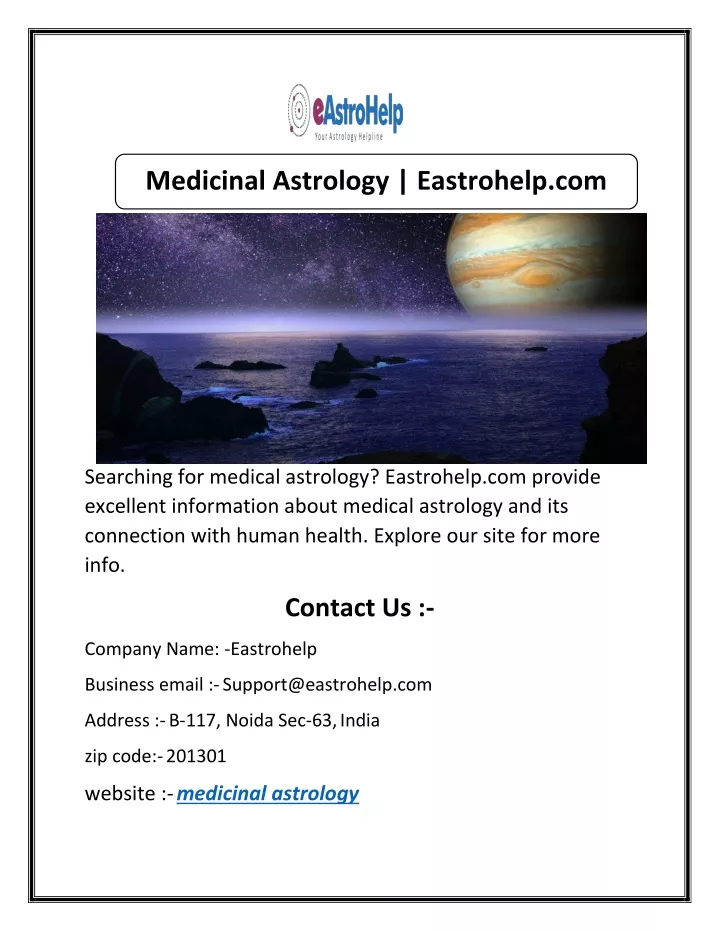 medicinal astrology eastrohelp com