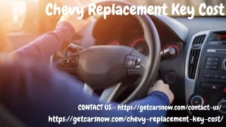 chevy replacement key cost