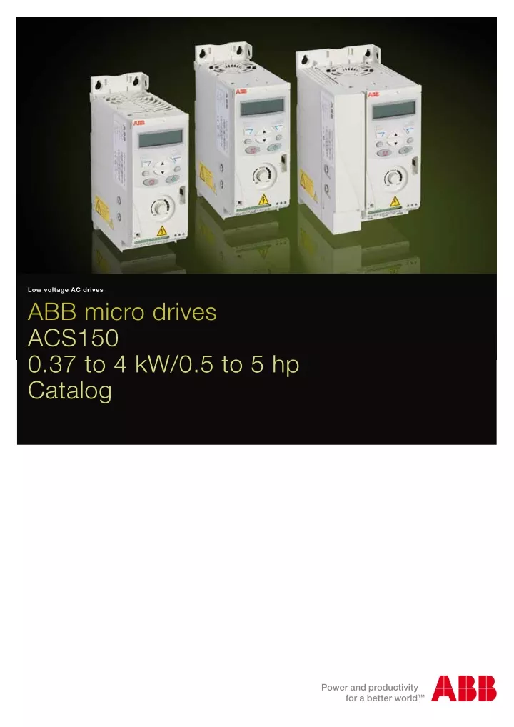 low voltage ac drives