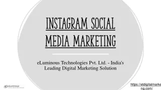 instagram social media marketing