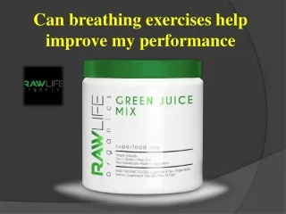 Can breathing exercises help improve my performance