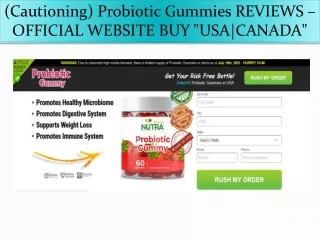(Cautioning) Probiotic Gummies REVIEWS – OFFICIAL WEBSITE BUY "USA|CANADA"