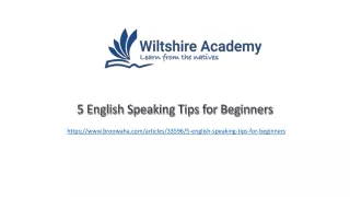 5 english speaking tips for beginners