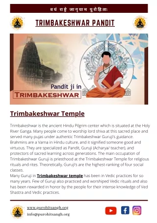 Trimbakeshwar Pandit