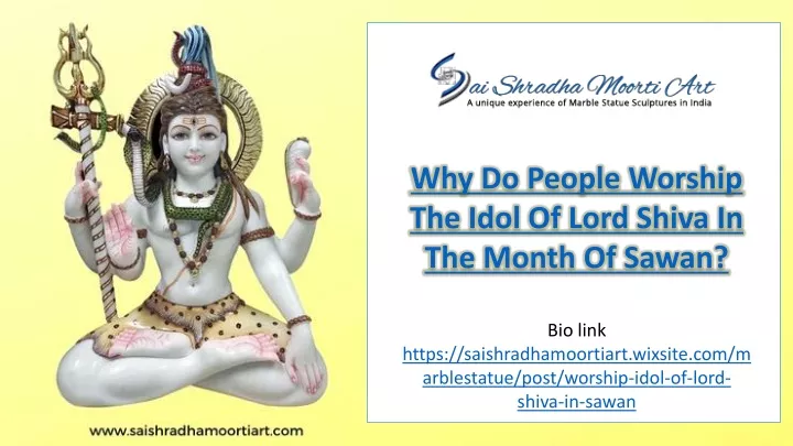 why do people worship the idol of lord shiva