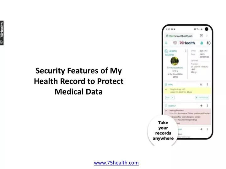 security features of my health record to protect