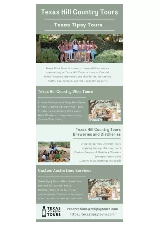 Texas Wine Tours | A curated Experience by Texas Tipsy Tours