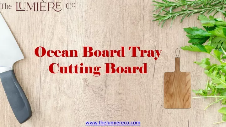 ocean board tray cutting board