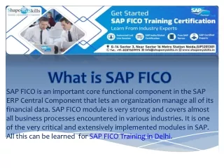 what is sap fico
