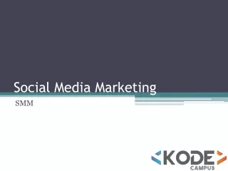 Social Media Marketing