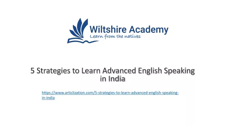 5 strategies to learn advanced english speaking in india