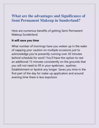what are the advantages and significance of semi