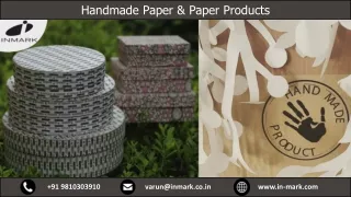 Handmade Paper & Paper Products