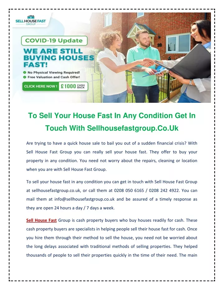 to sell your house fast in any condition get in