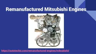 remanufactured mitsubishi engines