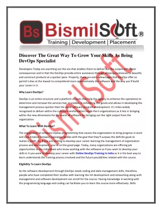discover the great way to grow your skills