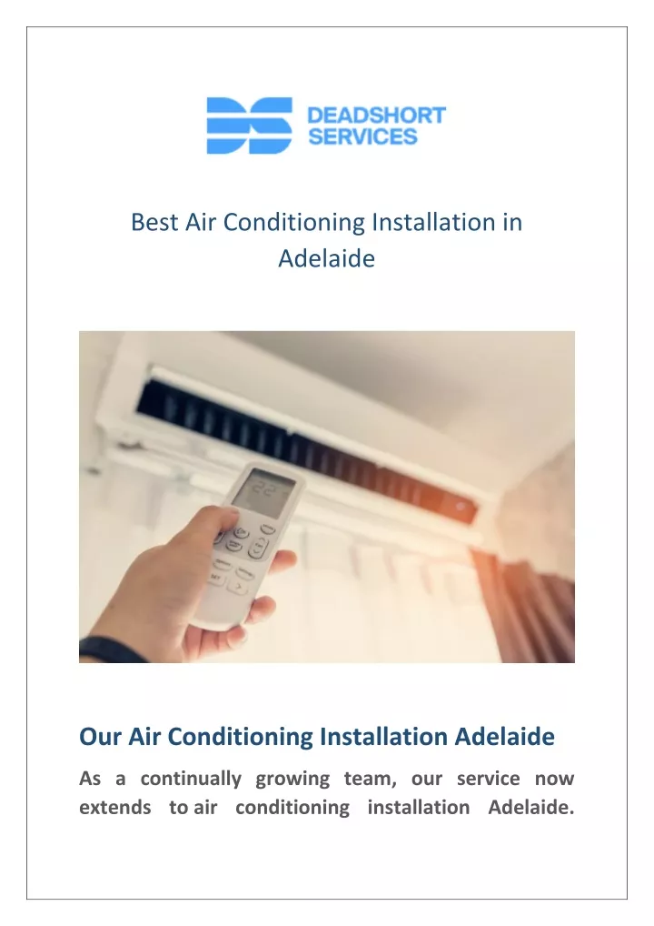 best air conditioning installation in adelaide