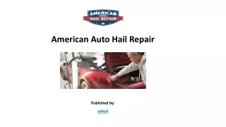 American Auto Hail Repair