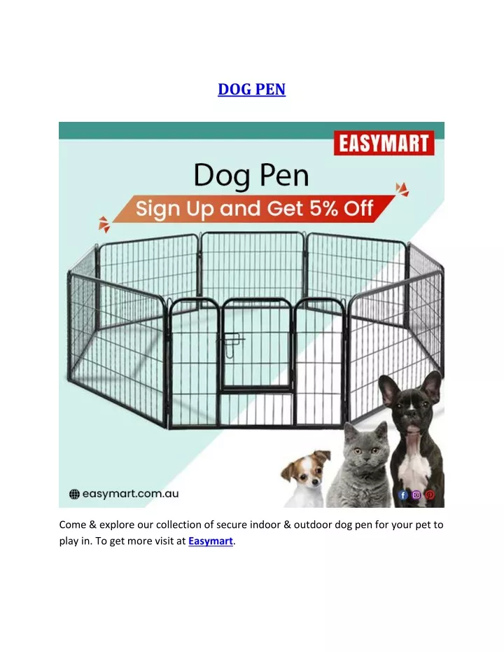 dog pen