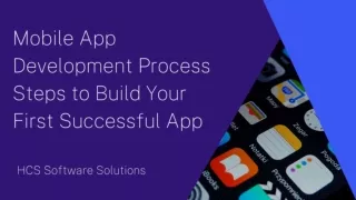 Mobile apps development process -HCS Software