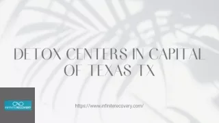 DETOX CENTERS IN capital of Texas TX