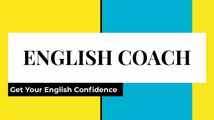 english coach