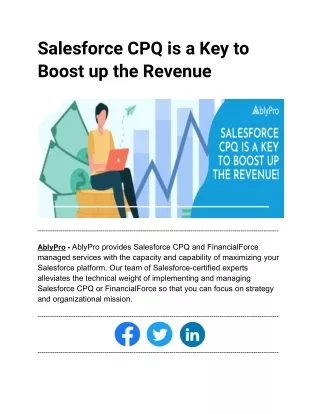 salesforce cpq is a key to boost up the revenue