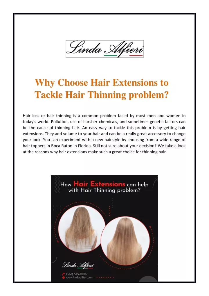 why choose hair extensions to tackle hair