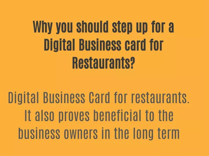 why you should step up for a digital business