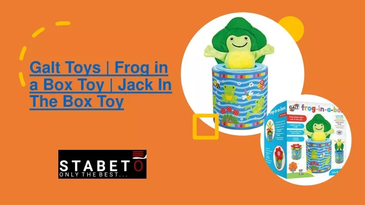 galt toys frog in a box toy jack in the box toy