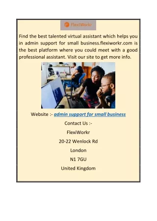 Admin Support For Small Business  Flexiworkr.com