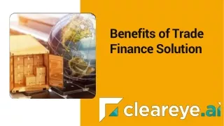 benefits of trade finance solution