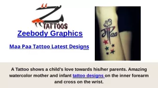Maa Paa Tattoo Latest Designs||Chandigarh