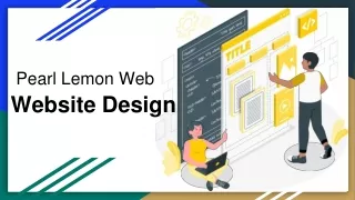 pearl lemon web website design
