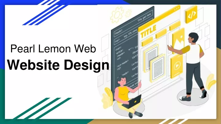 pearl lemon web website design