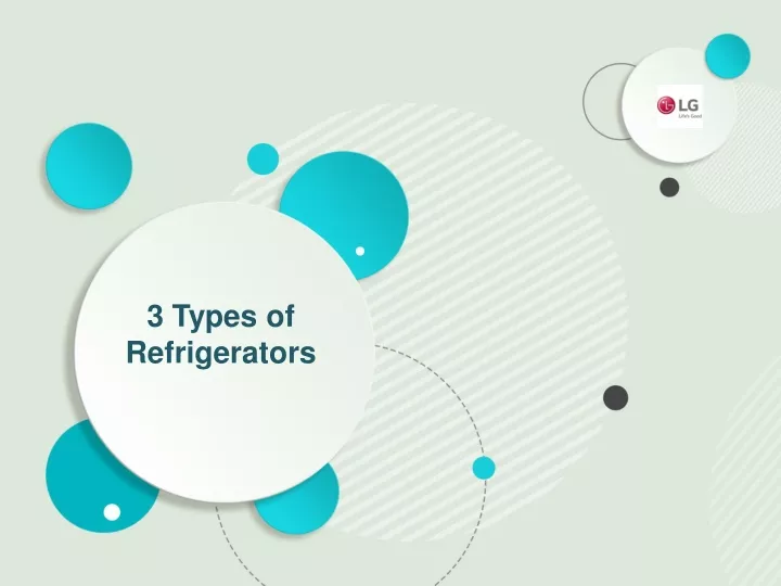 3 types of refrigerators