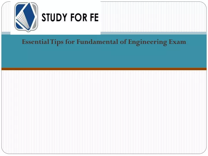 essential tips for fundamental of engineering exam