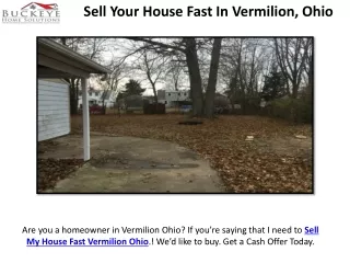Sell My House Fast Bay Village Ohio - We Buy Houses in Lorain
