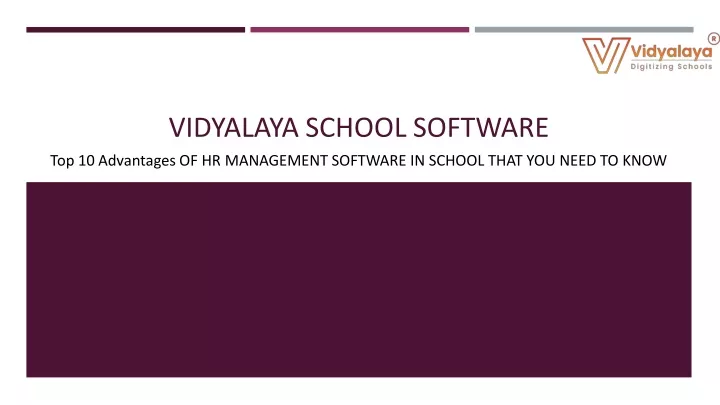 vidyalaya school software